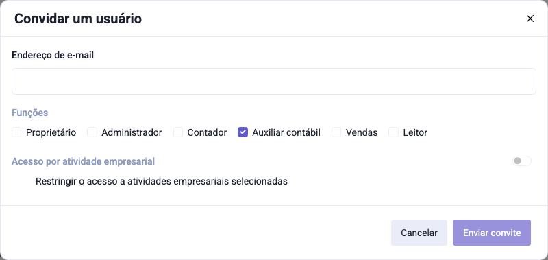 O diálogo de convite